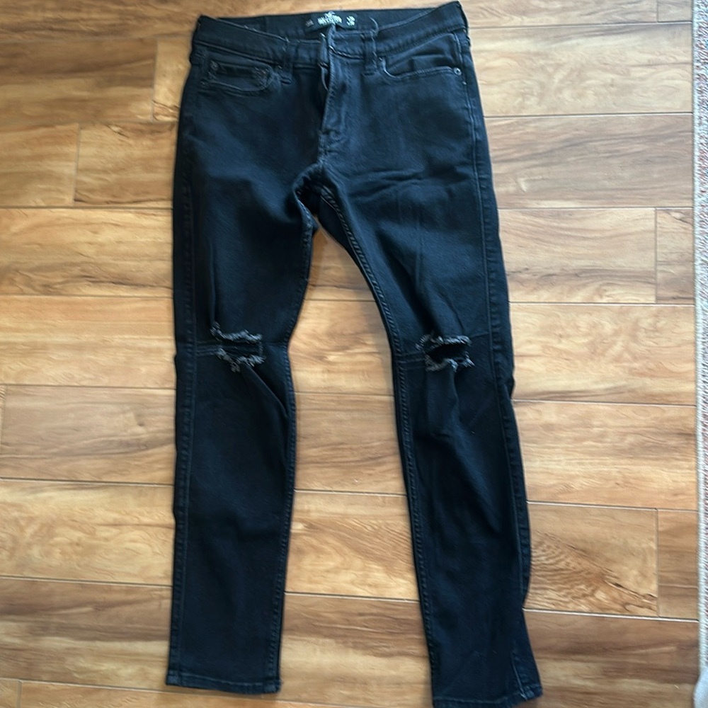 Hollister light black faded